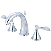 Century Double Handle Deck Mount Widespread Bathroom Faucet
