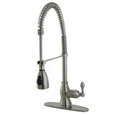 American Classic Single Handle Pull Down Lead Free Kitchen Faucet with Deck Plate