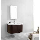 Marvella Single 36" Bathroom Vanity Set in Chestnut