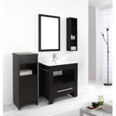 Masselin Single 32" Bathroom Vanity Set in Espresso