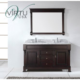 Huntshire Double Sink 60" Bathroom Vanity