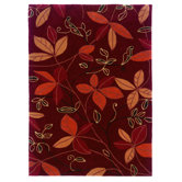 Trio Light Garnet/Orange Rug