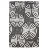 Milan Gray Circle Rug