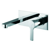 Matrix Wall Mounted Bathroom Sink Faucet with Single Handle