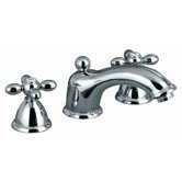 Olivia Widespread Bathroom Sink Faucet with Doble Cross Handle