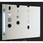 Dune Horizontal Mirror with Lamp