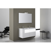 Space 47" Wall Mount Double Bathroom Vanity Set
