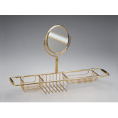 Extendable Shower Caddy with Mirror