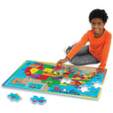 USA Foam Map Puzzle