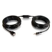 12M USB 2.0 A M/F FD in Black