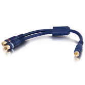 RCA 1 Male to 2 Female Velocity Y-Cable