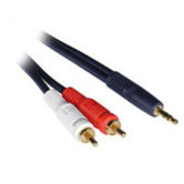 3.5mm Stereo to Dual RCA Cable