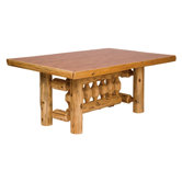 Traditional Cedar Log 5 Piece Dining Set
