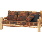 Traditional Cedar Log Sofa