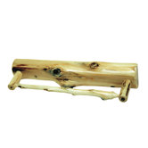 Traditional Cedar Log Towel Bar