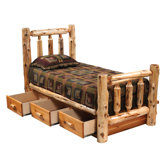 Hickory Underbed 3 Drawer Dresser