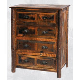 Reclaimed Barnwood 4 Drawer Chest