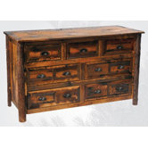 Reclaimed Barnwood 7 Drawer Dresser
