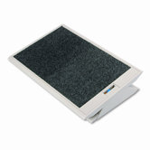 Footease Adjustable Footrest, Platinum, 19w x13d x3h