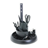 Rotary Desk Organizer with Supplies