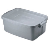 10 Gallon Roughneck Storage Box in Steel Gray