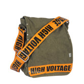 High Voltage Utility Messenger Bag in Orange
