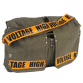 High Voltage Lap Top Bag in Orange