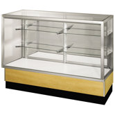Streamline 38" x 48" Full Vision Standard Showcase with Mirror Back
