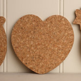 Cork Heart Coaster (Set of 4)