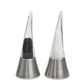 Sorcerer's Hat Salt and Pepper Set in Clear