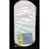 Rounded Bassinet Pad White Vinyl