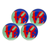 Robert Indiana "Love" Dessert / Salad Plate