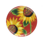 Sun Blossom by Julie Ueland 15" Round Platter