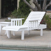 Avalon Slat Chaise Lounge