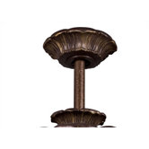 Ceiling Fan Down Rod in Carre Bronze