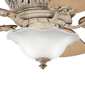 Heather Glass Bowl Ceiling Fan Light Kit