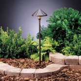 Center Mount Architectural Bronze Landscape Path Light
