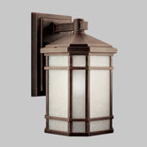 Cameron 150W  Outdoor Wall Lantern in Prairie Rock