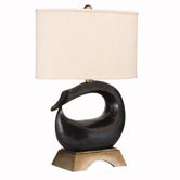 Westwood The Woodlands One Light Table Lamp in Charcoal