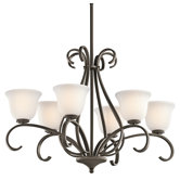 Sherbrooke 6 Light Oval Chandelier