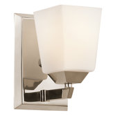 Chepstow One Light Bath Vanity in Polished Nickel