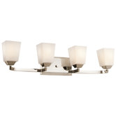 Chepstow Four Light Bath Vanity in Polished Nickel