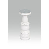 Adella Wood Candlestick