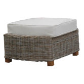 Asterix Faux Leather Ottoman