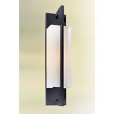 Blade  Fluorescent Wall Bracket in Forged Iron