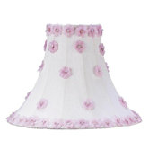 Petal Flower Shade in White/Pink