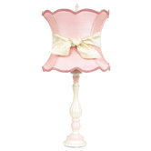 Lotus Large Table Lamp with Scallop Hourglass Shade