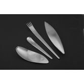 Mono Tools 4 Piece Flatware Set with Wooden Giftbox by Michael Schneider