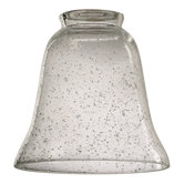 Clear Seeded Glass Shade for Ceiling Fan Light Kit