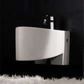Zefiro Wall Mounted Bidet in White